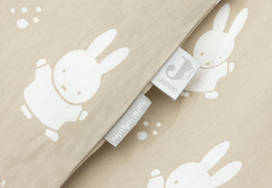 Duvet Cover Set 100x140cm Miffy & Snuffy - Olive Green