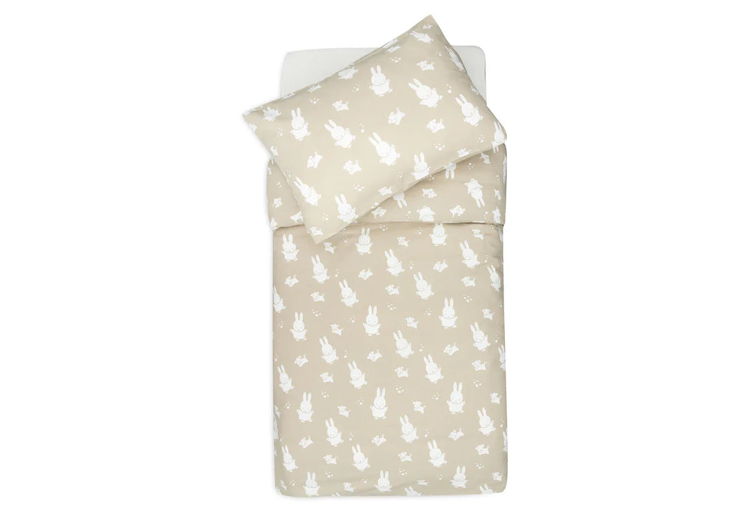 Duvet Cover Set 100x140cm Miffy & Snuffy - Olive Green