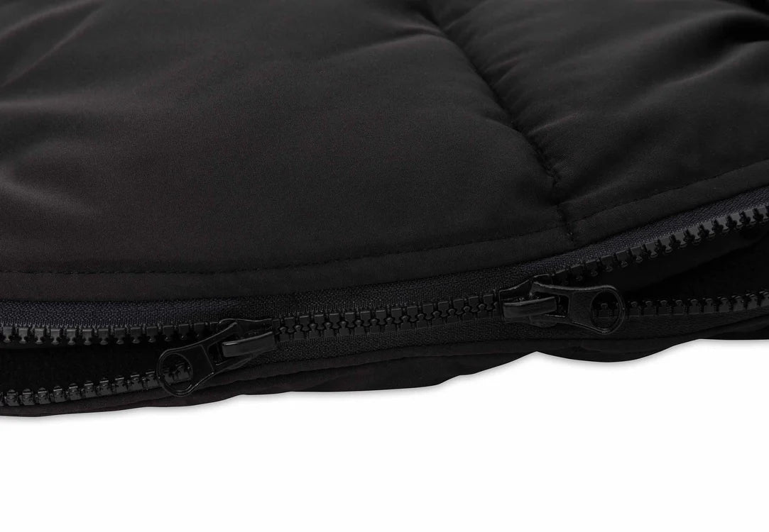 Footmuff group 0+ 3/5 points Puffed - Black