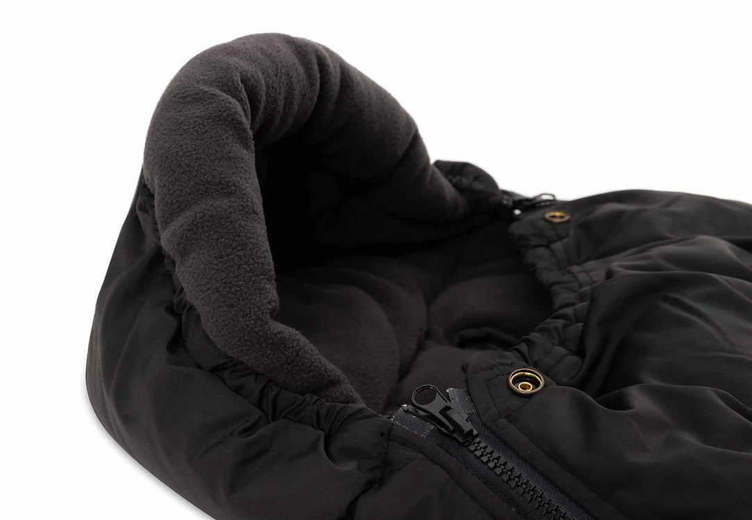 Footmuff group 0+ 3/5 points Puffed - Black