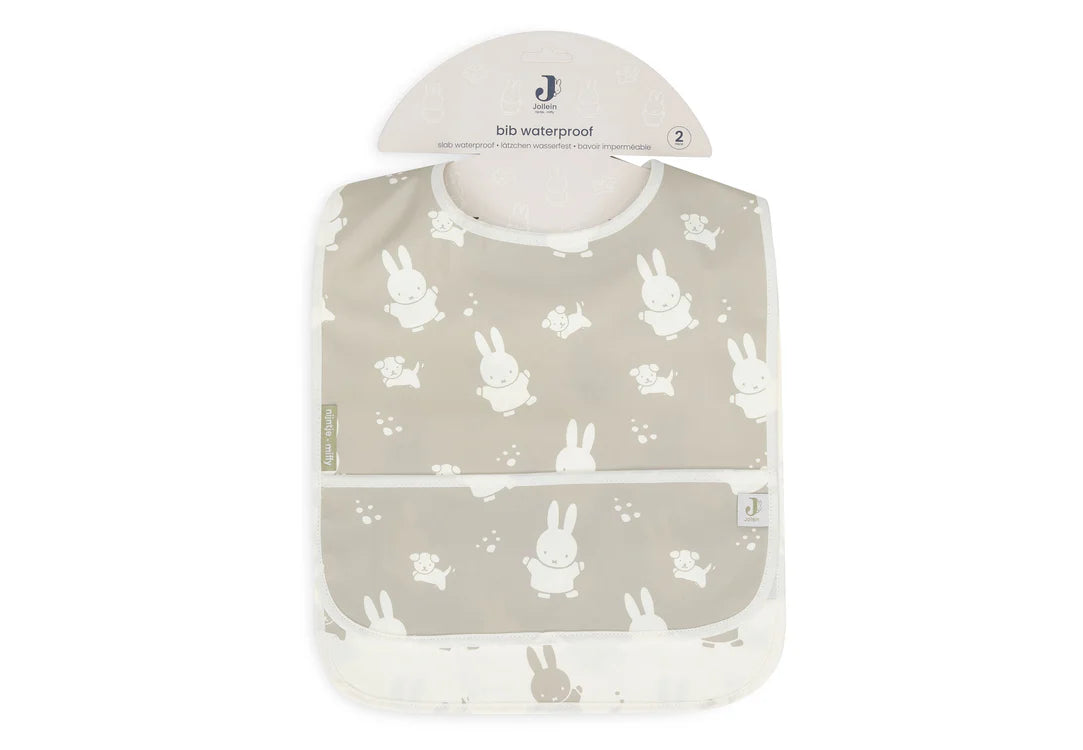 Bib Waterproof Miffy & Snuffy - Olive Green