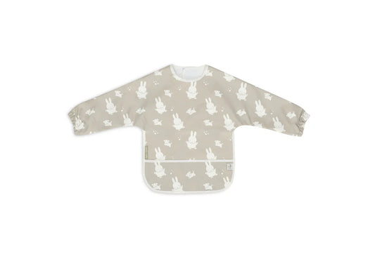 Bib Waterproof with Sleeves Miffy & Snuffy - Olive Green