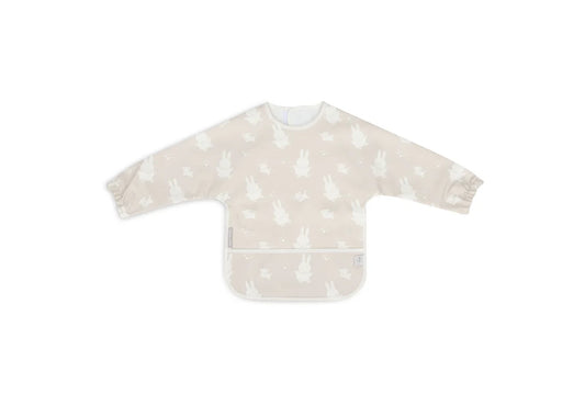 Bib Waterproof with Sleeves Miffy & Snuffy - Nougat