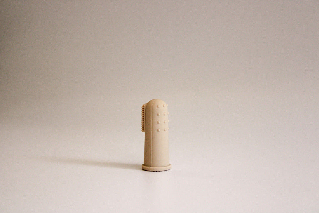 Finger Toothbrush, Beige
