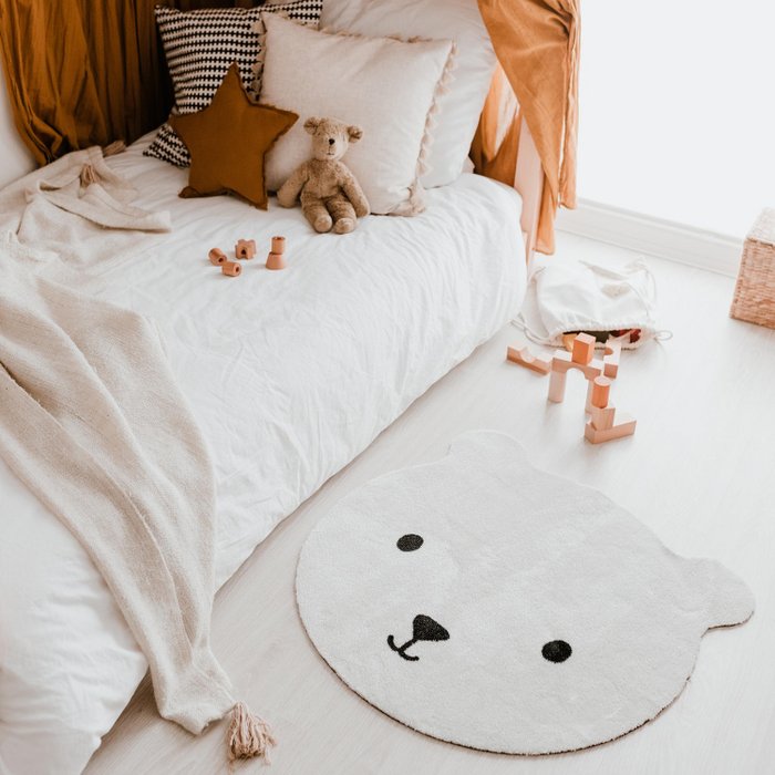Washable children's carpet bear