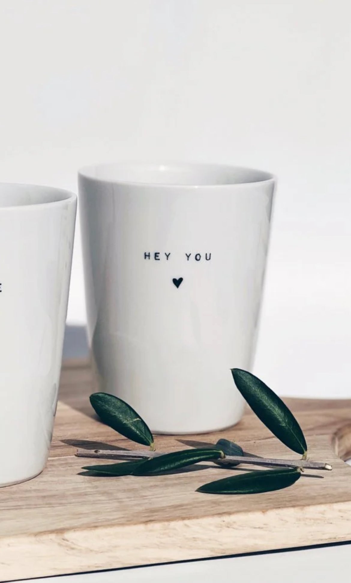 Porcelain Mug - Hey You