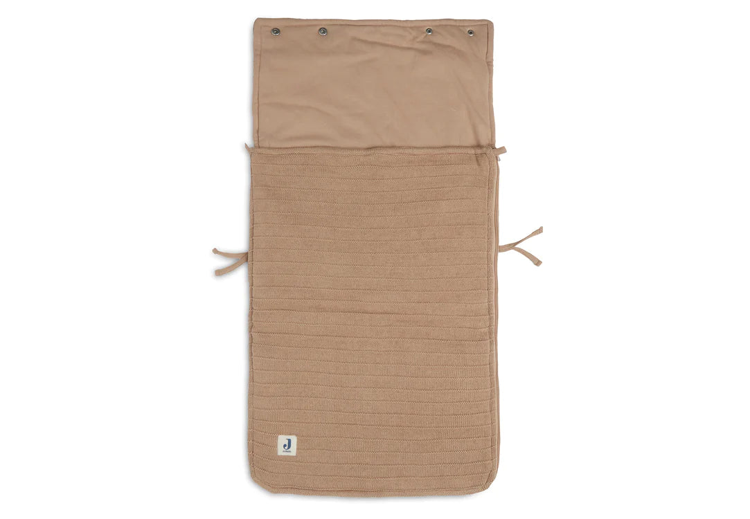 Footmuff for Car Seat Stroller Pure Knit - Biscuit