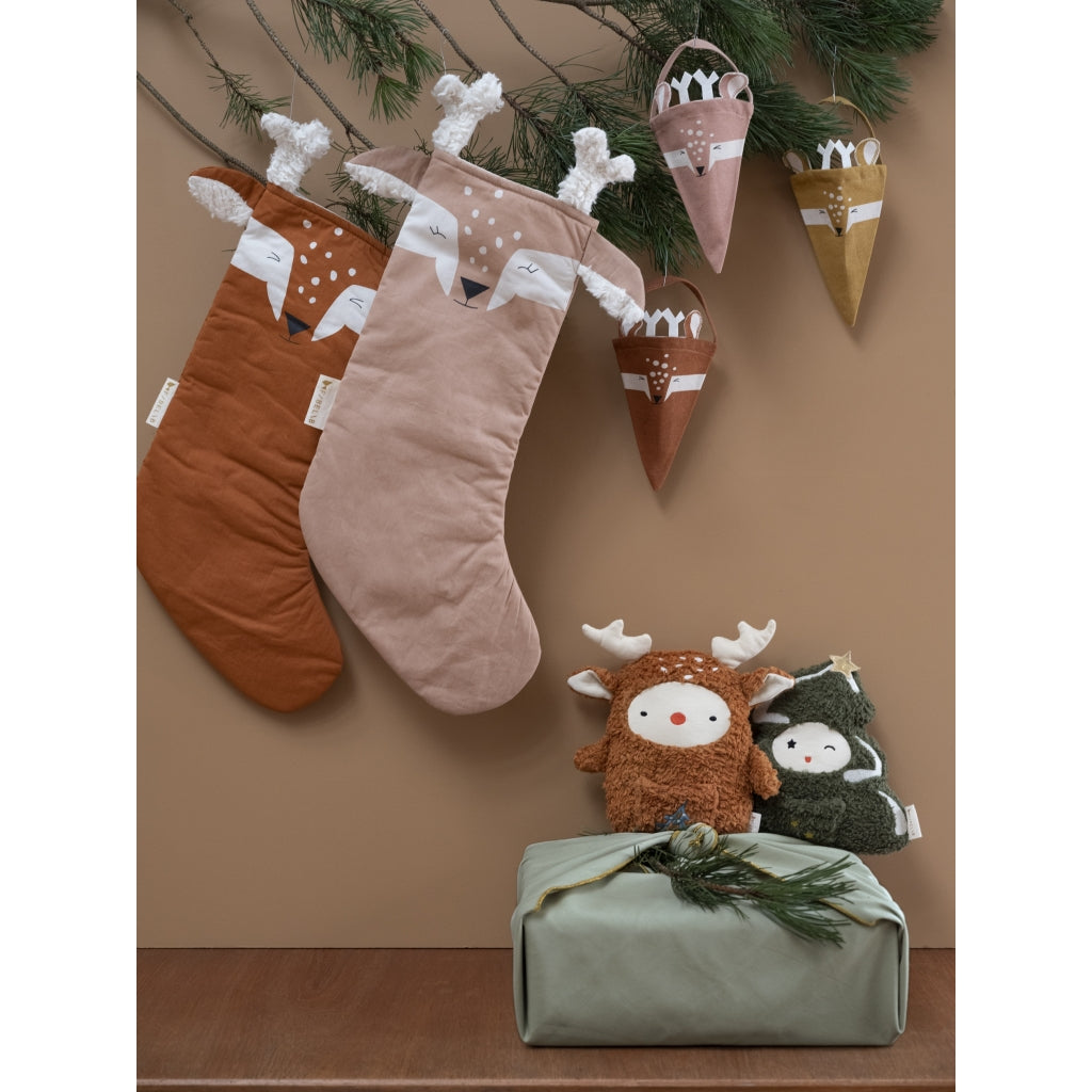Christmas Stocking Deer - Cinnamon