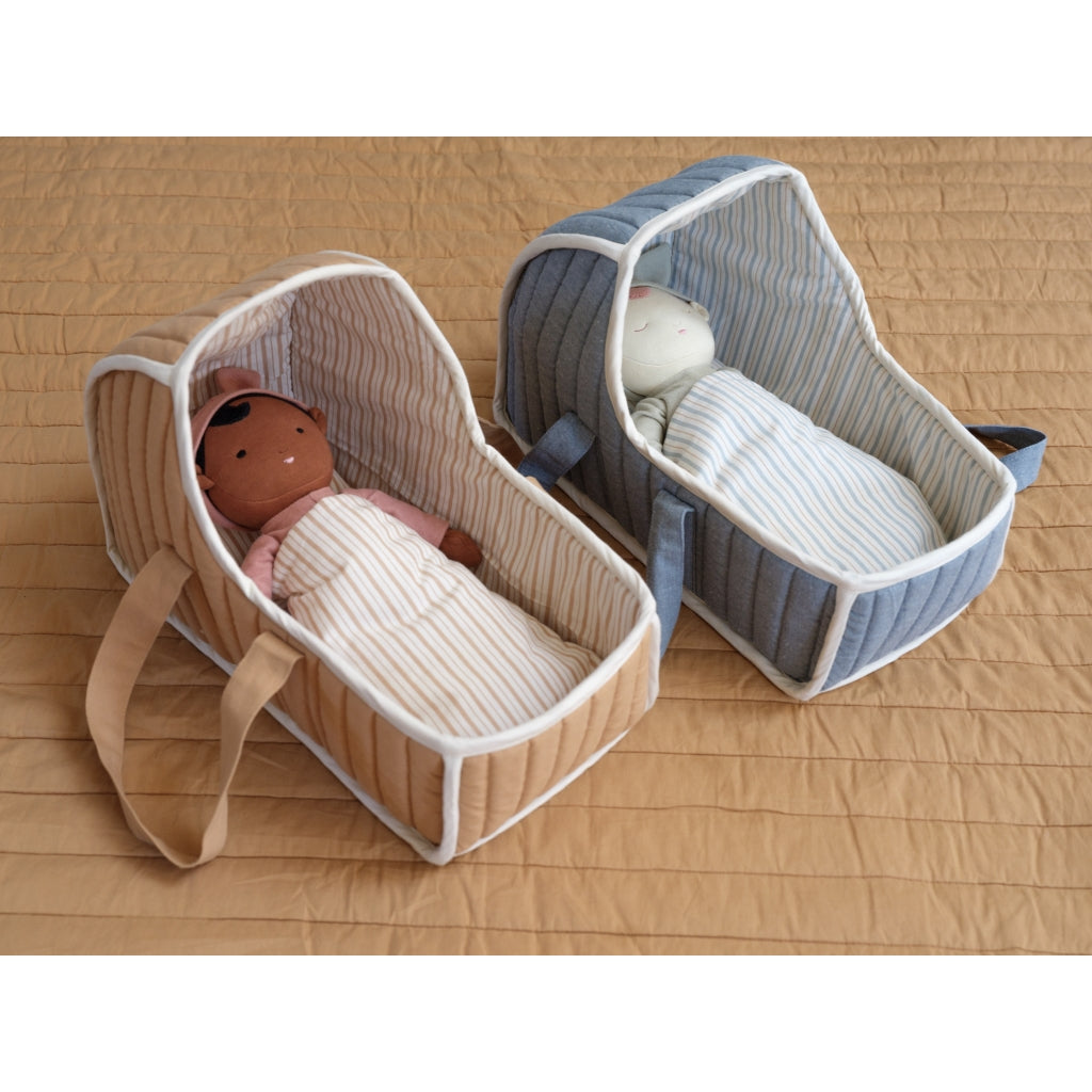 Doll carry cot - Chambray Blue Spruce
