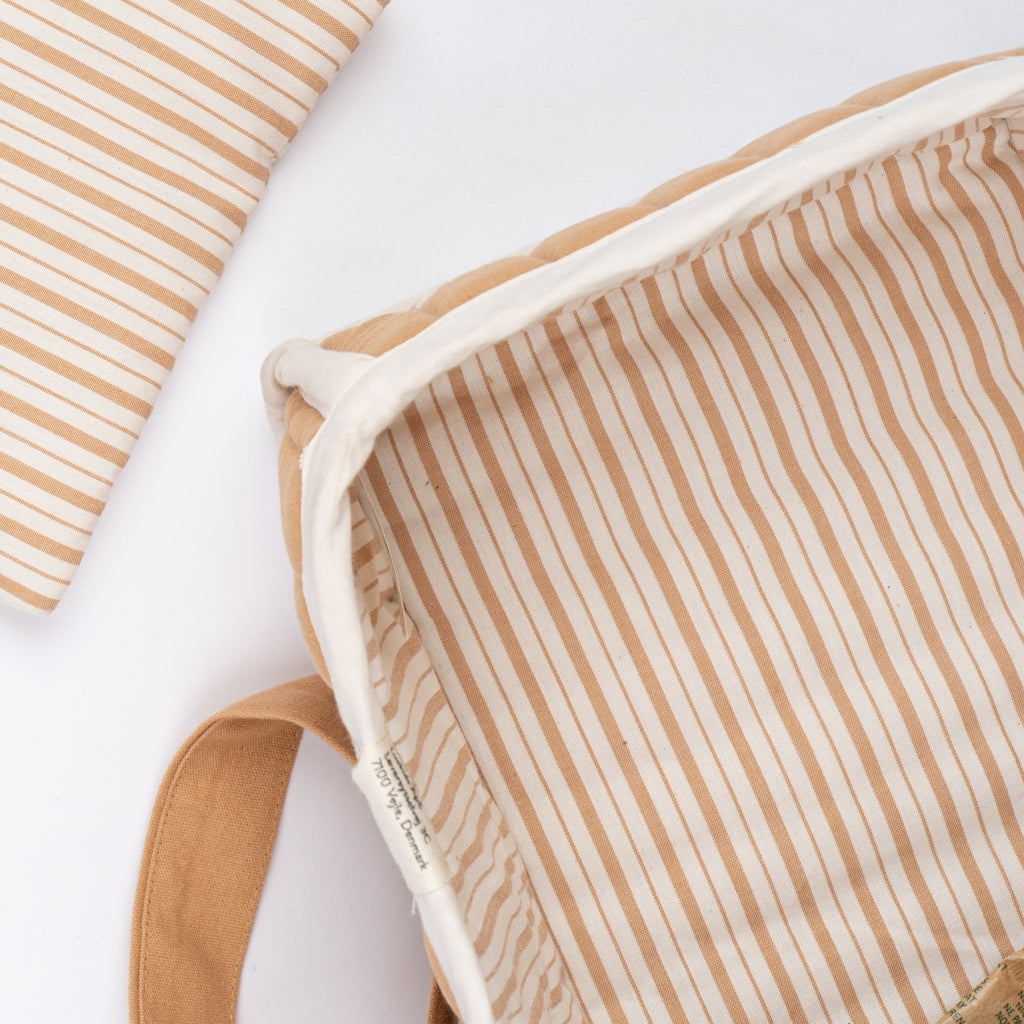 Doll carry cot - Caramel