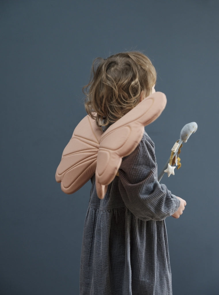 Dress-up - Wings & Magic Wand - Old Rose