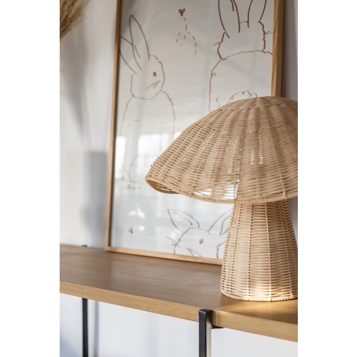 Boletus, table lamp fungus brown