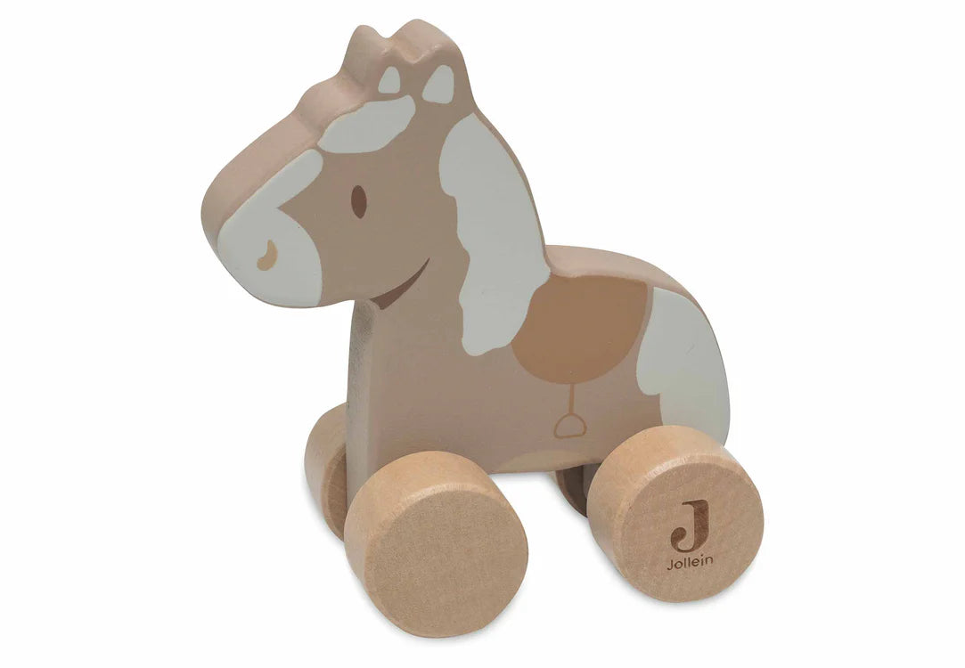 Wooden Horse on Wheels