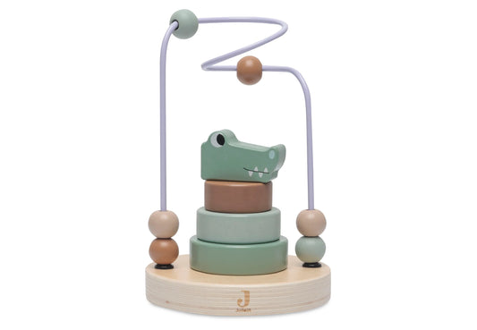 Wooden Bead Maze Jungle Jambo - Croco