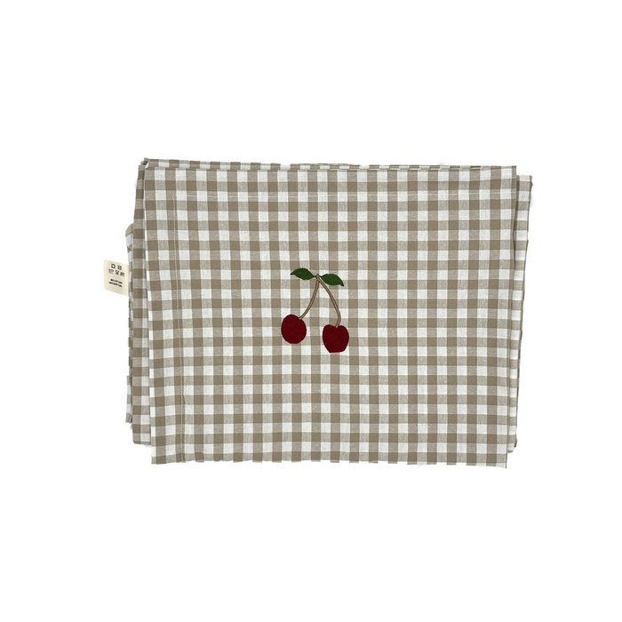 Cherry grey - duvet & pillow cover 200/150, 50/60