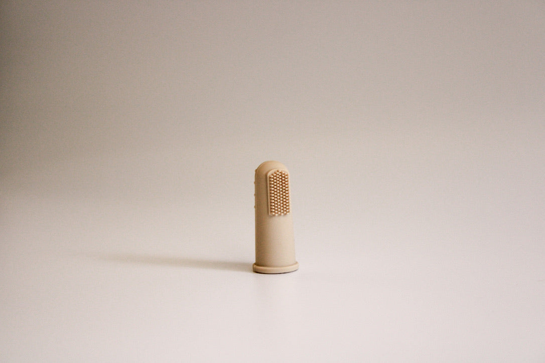 Finger Toothbrush, Beige