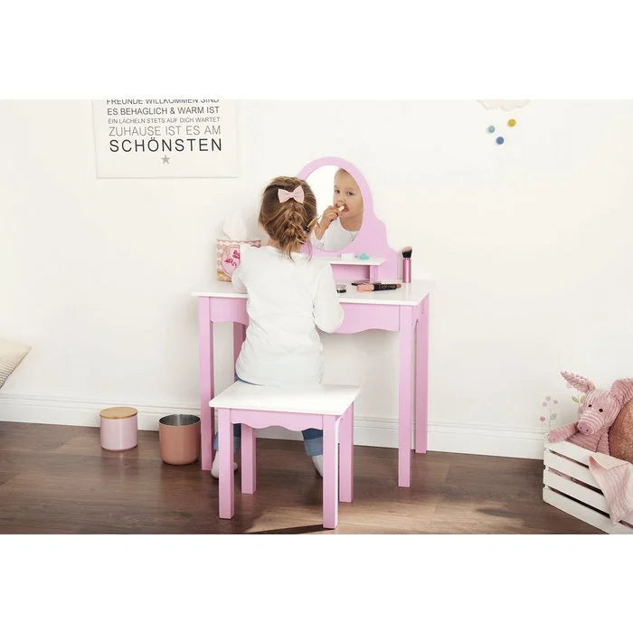Children´s dressing table 'Jasmin', incl. stool