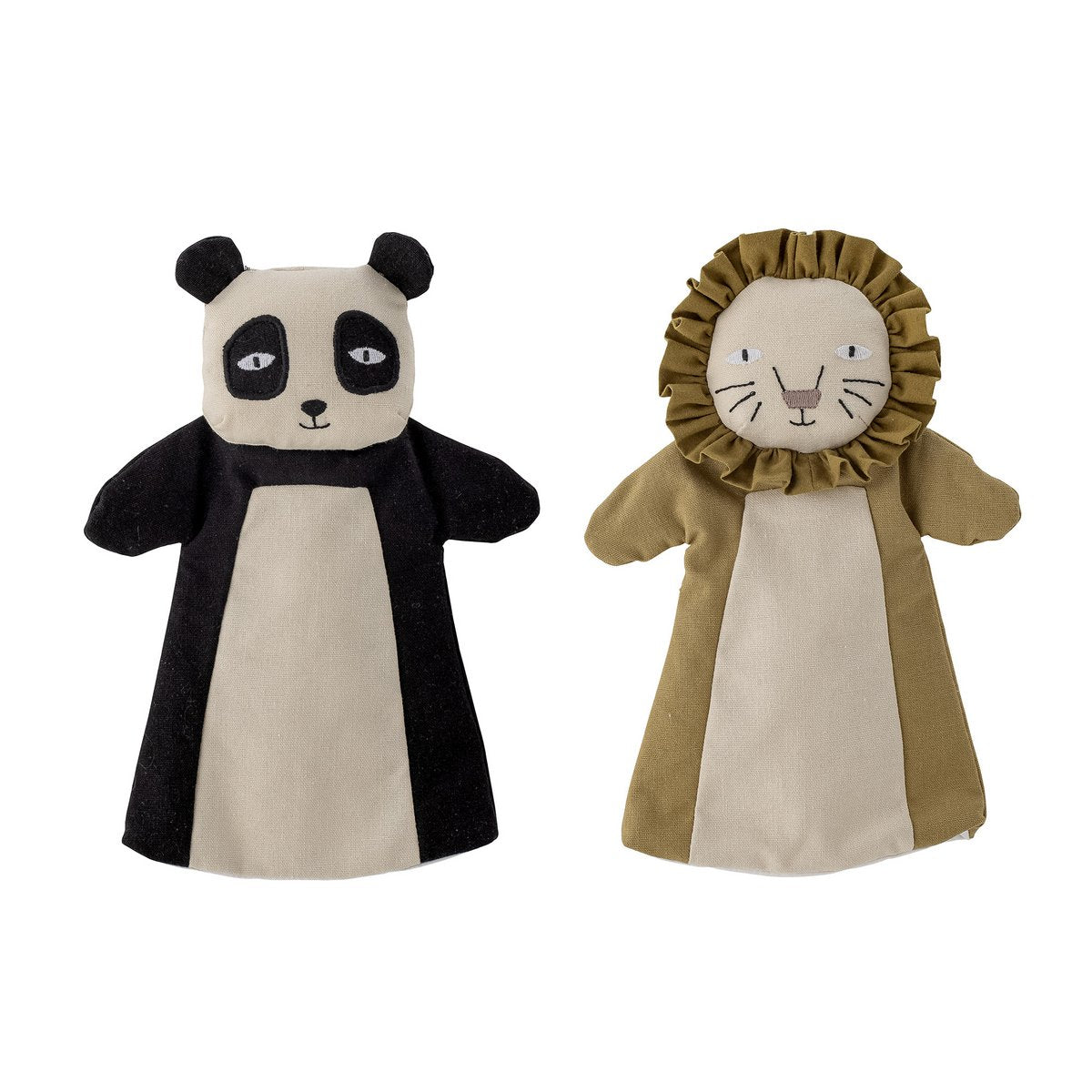 Flynn Hand Puppet, Brown, Linen