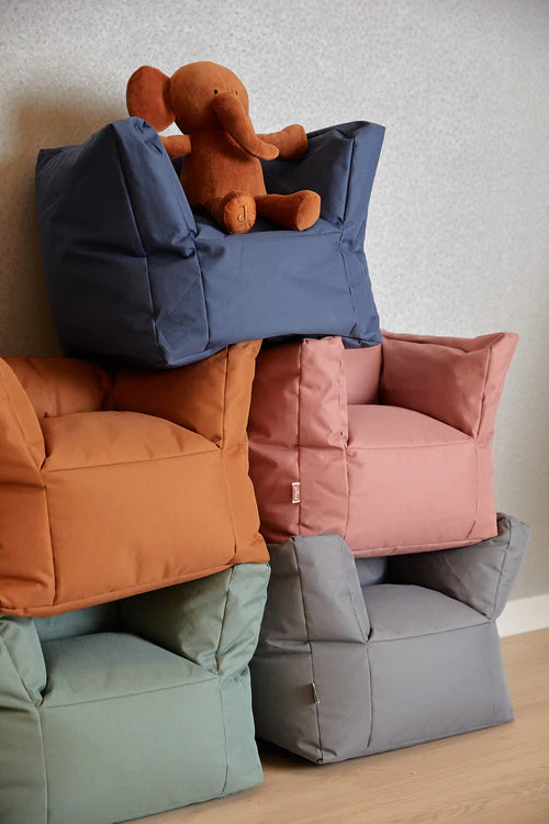 Kids Chair Beanbag - Storm Grey