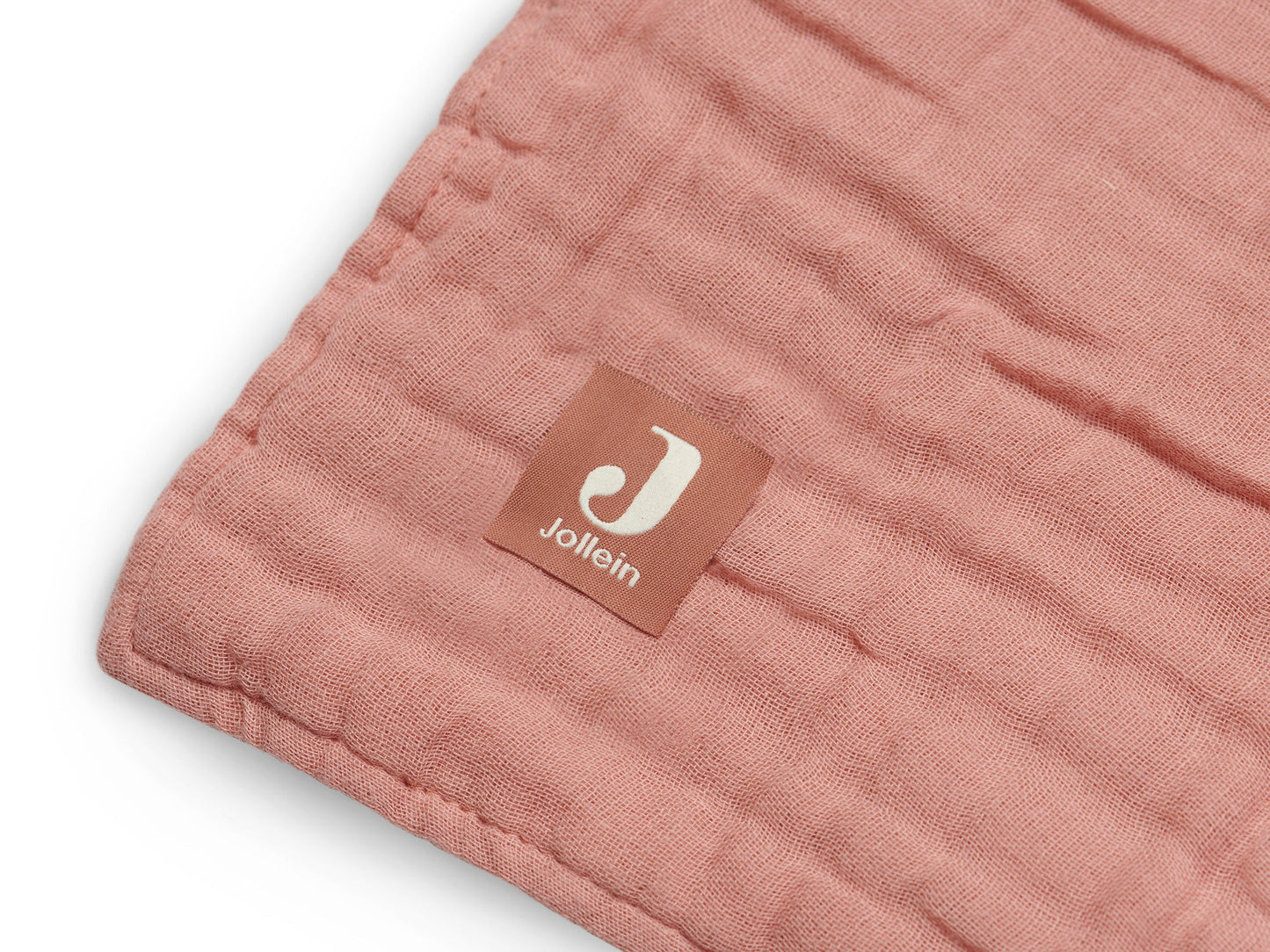 Blanket Cot Wrinkled Cotton - Rosewood