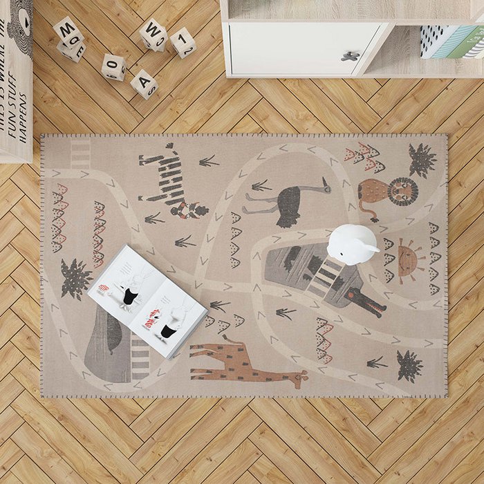 LITTLE SAVANNAH savannah playmat rug