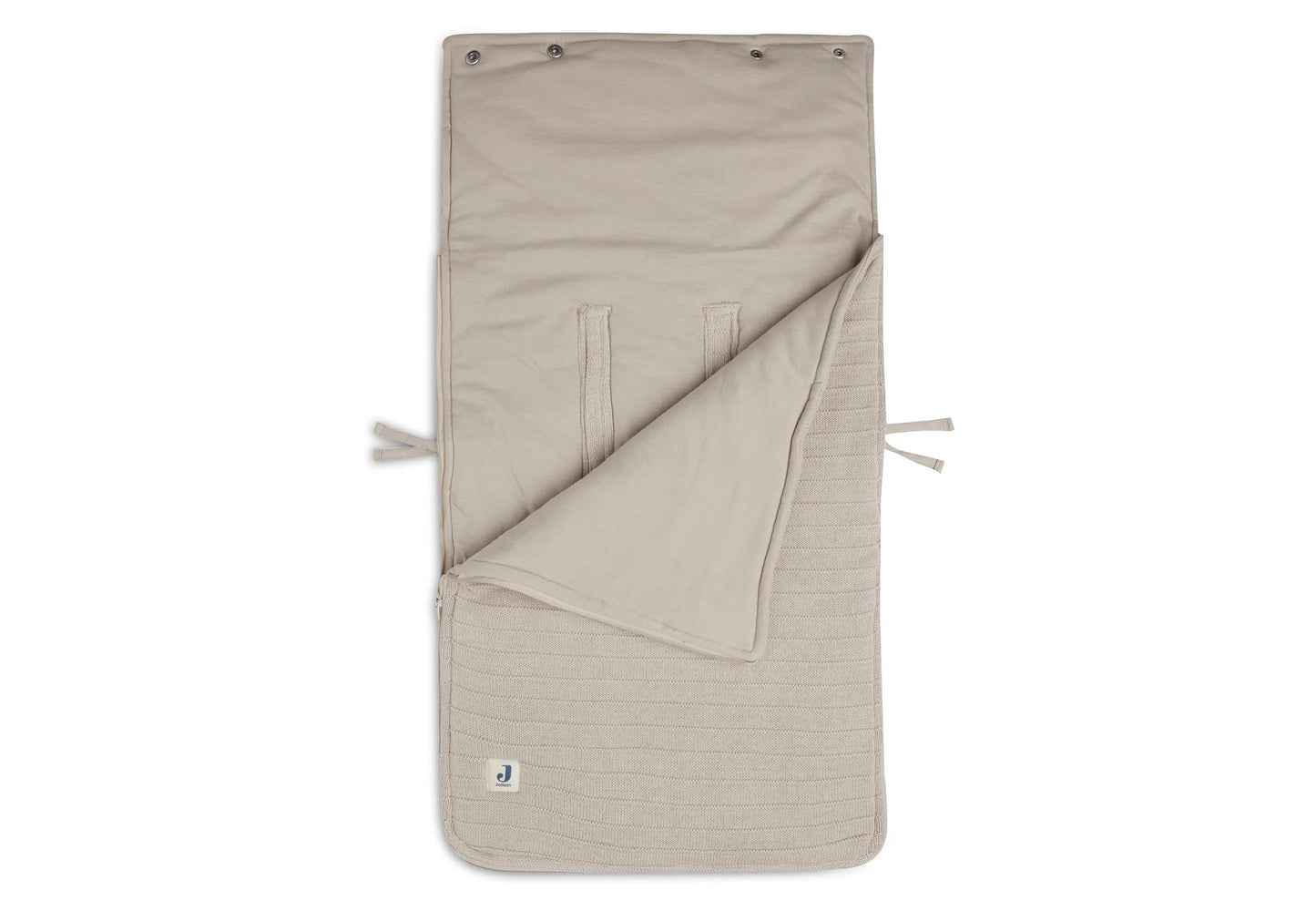 Footmuff for Car Seat Stroller Pure Knit - Nougat