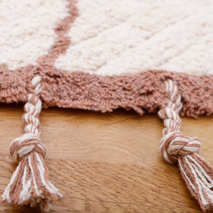 CÔME NATURAL, round children's rug