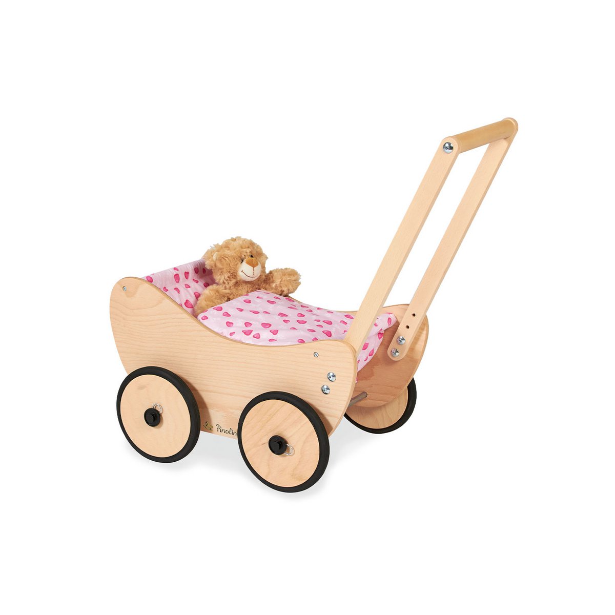 Doll’s pram 'Trixi', 2 parts, natural