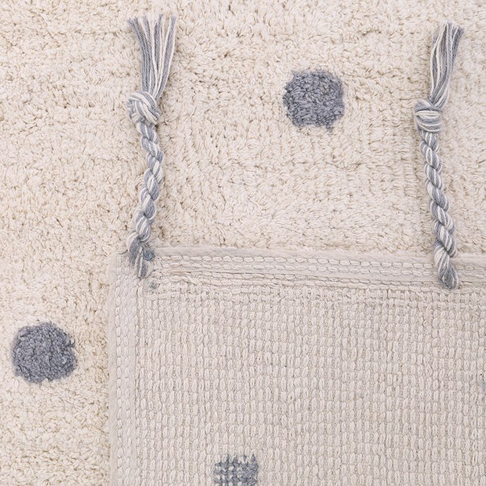 NÜMI Polka Dot children's rug, available in 3 colors