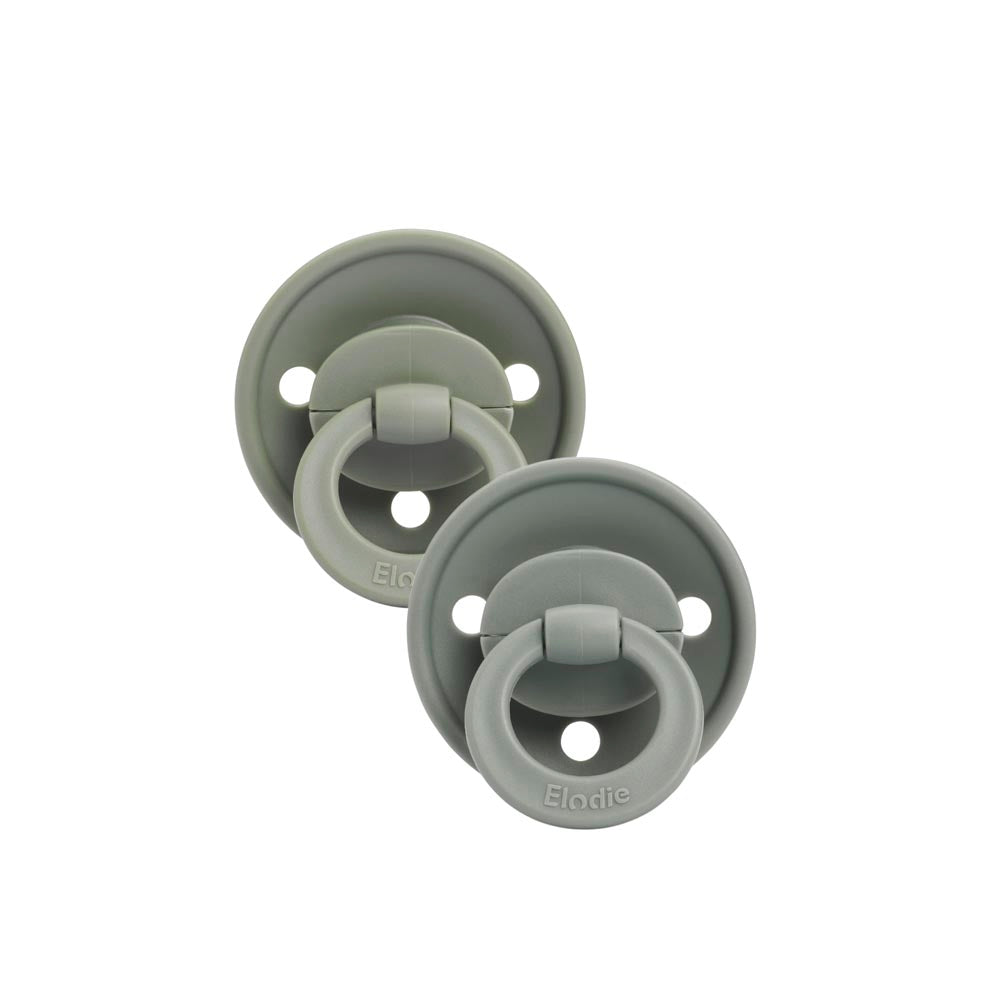 Natural Rubber Pacifier, Pack of 2, 3+ months - Hazy Jade