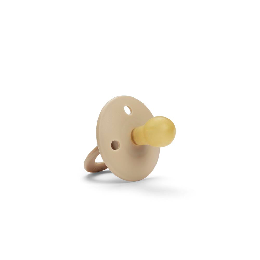 Natural Rubber Pacifier, Pack of 2, 3+ months - Pure Khaki