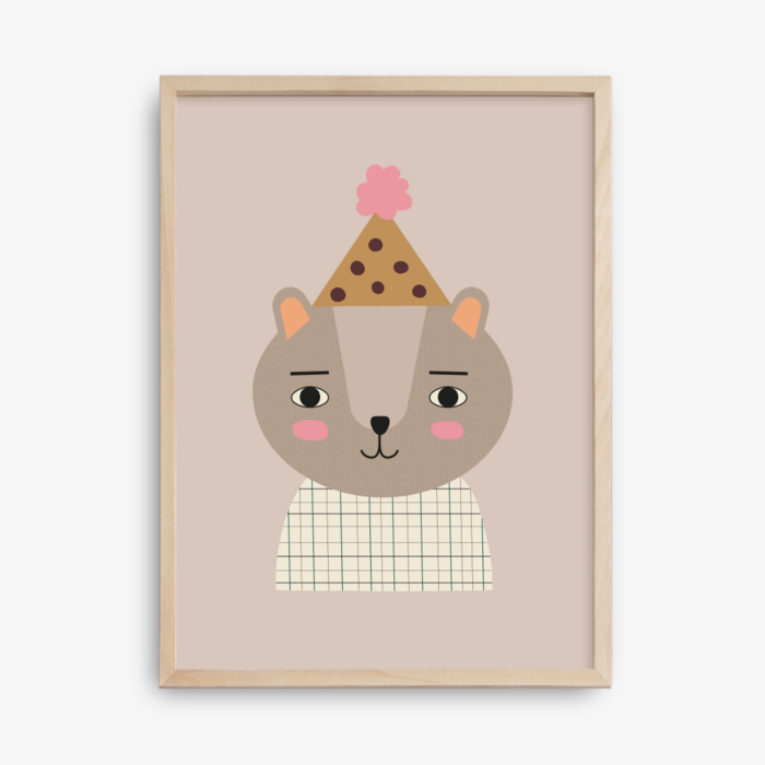 Baby Bear Lorem Poster