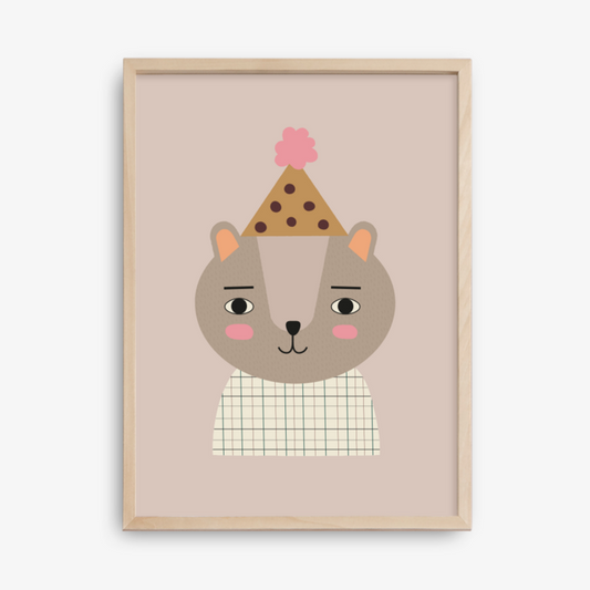 Baby Bear Lorem Poster