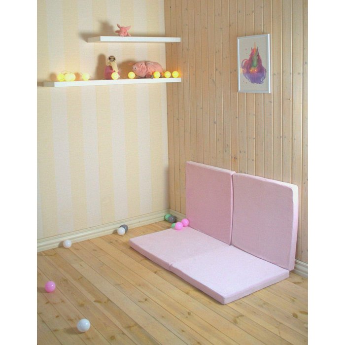 Square play mat - Light pink