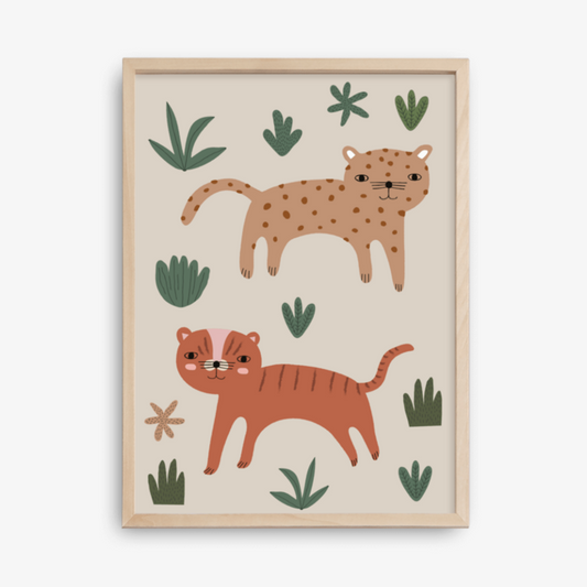 Wild Cats Art, Premium Giclee Poster