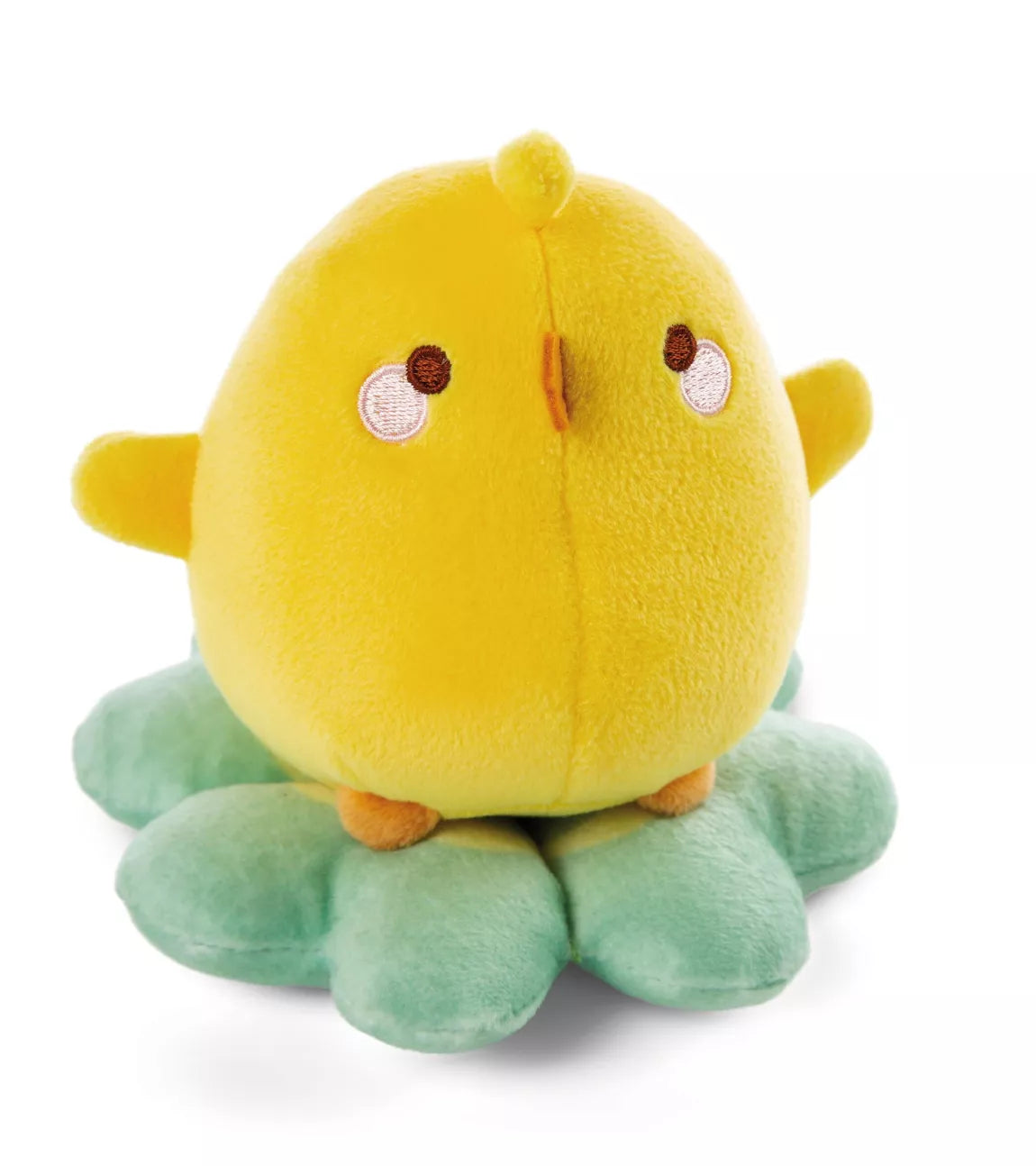 Cuddly toy MOLANG Piu Piu 10cm on cloverleaf