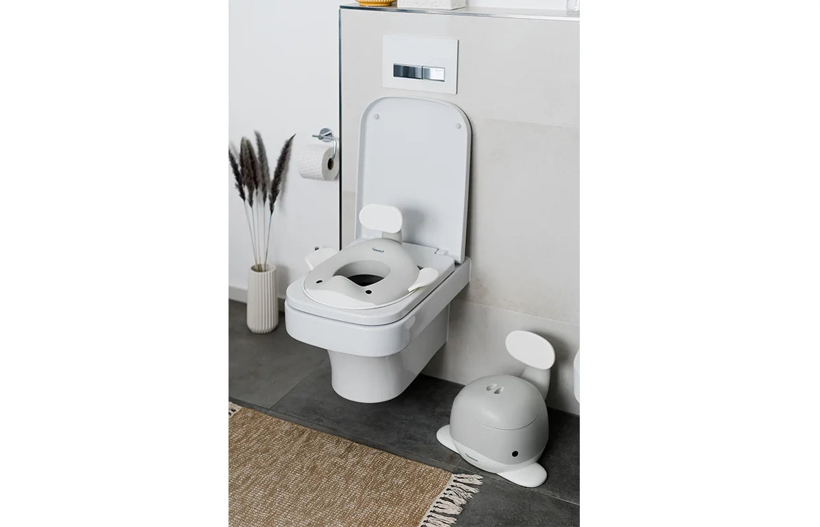 Toilet seat attachment Whale, available in 8 colors