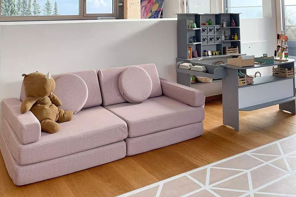 SHAPPY PLAY SOFA ORIGINAL MINI or MAXY - soft pink