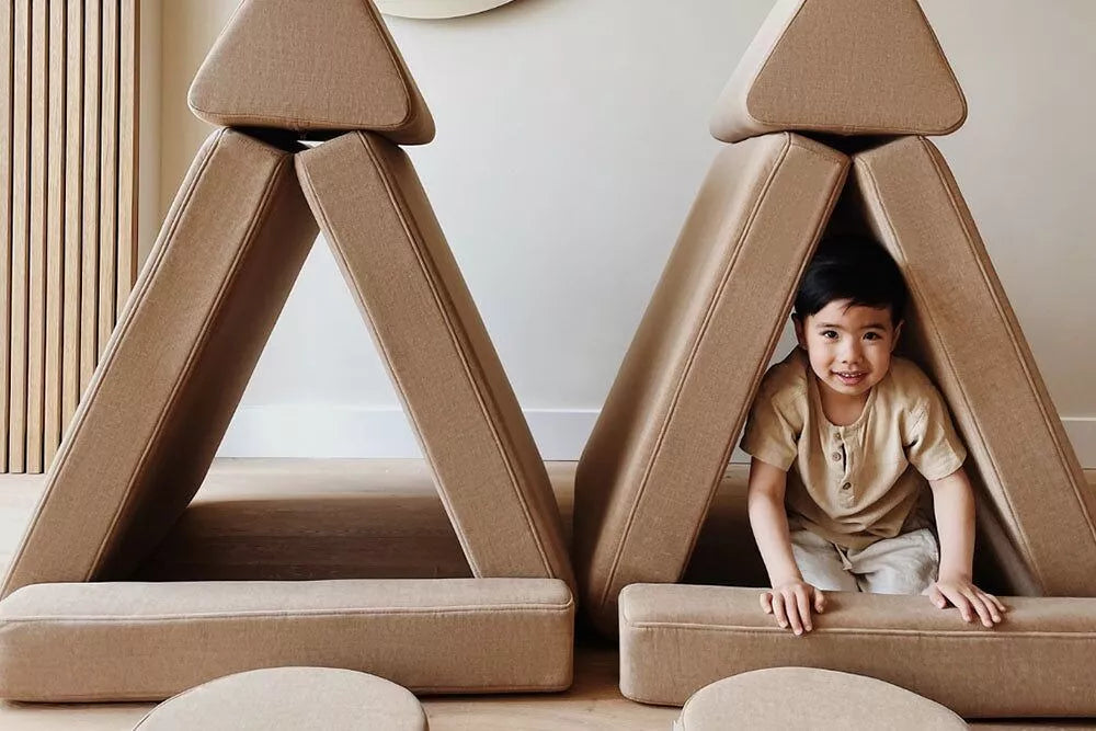 SHAPPY PLAY SOFA ORIGINAL MINI or MAXY - camel