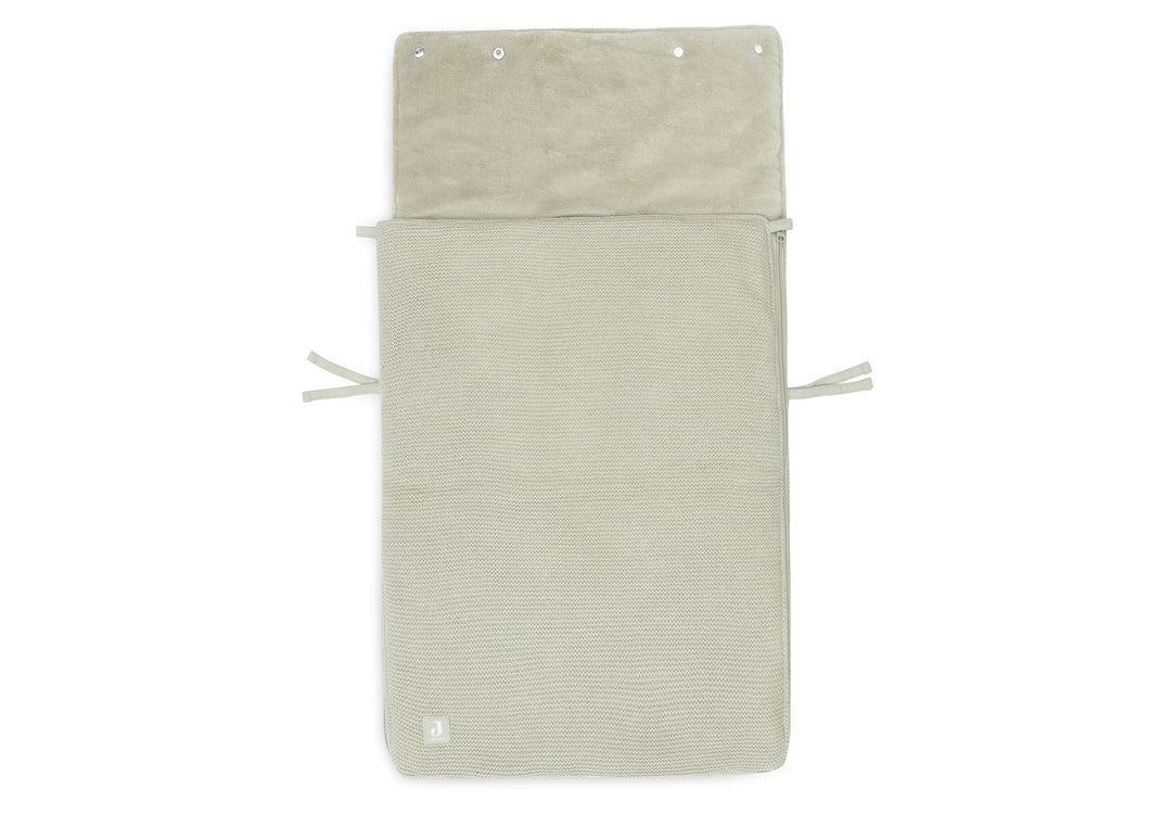 Footmuff for Car Seat Stroller Basic Knit - Olive Green