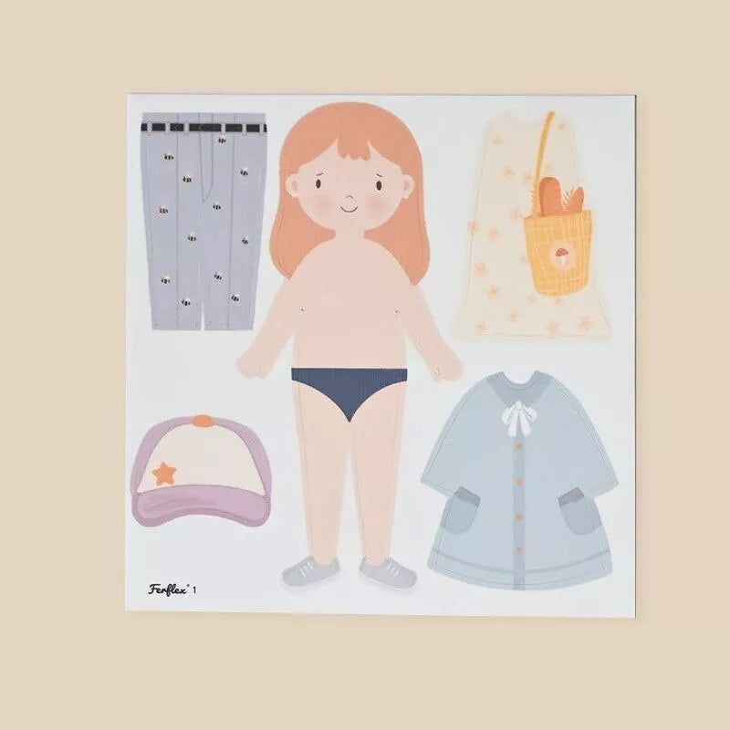 MAGNETIC DOLL - DRESSING SILHOUETTES - GIRLS
