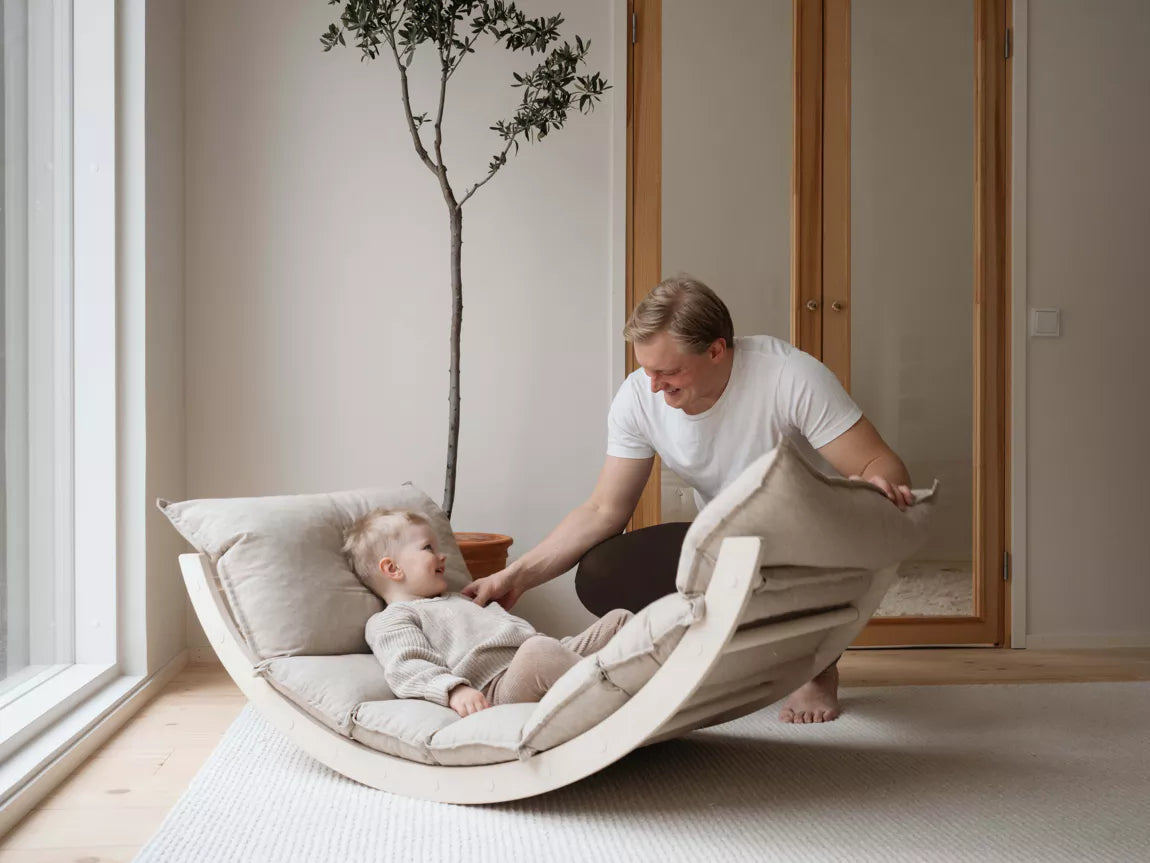 LAAKSO rocking lounger / climbing arch