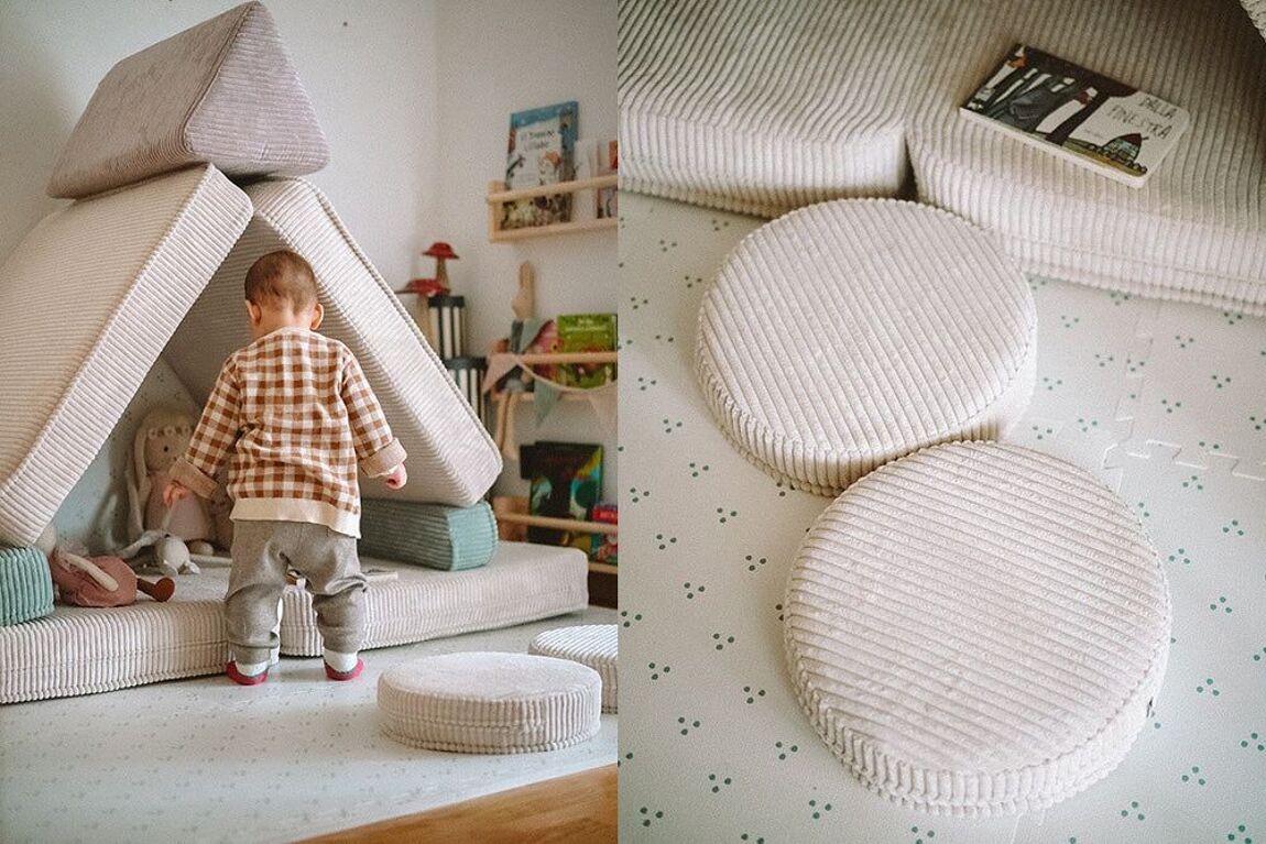 SHAPPY Play Sofa ORIGINAL CORD - lollipop
