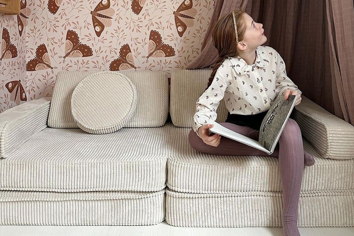 SHAPPY Play Sofa ORIGINAL CORD - vanilla