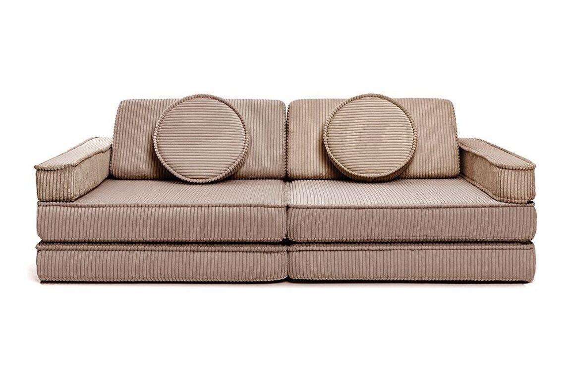 SHAPPY Play Sofa ORIGINAL CORD - chocolate