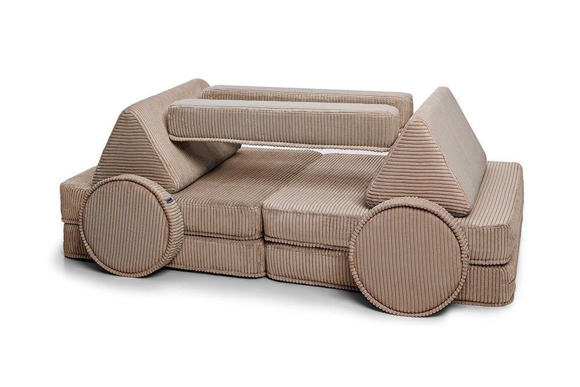 SHAPPY Play Sofa ORIGINAL CORD - chocolate