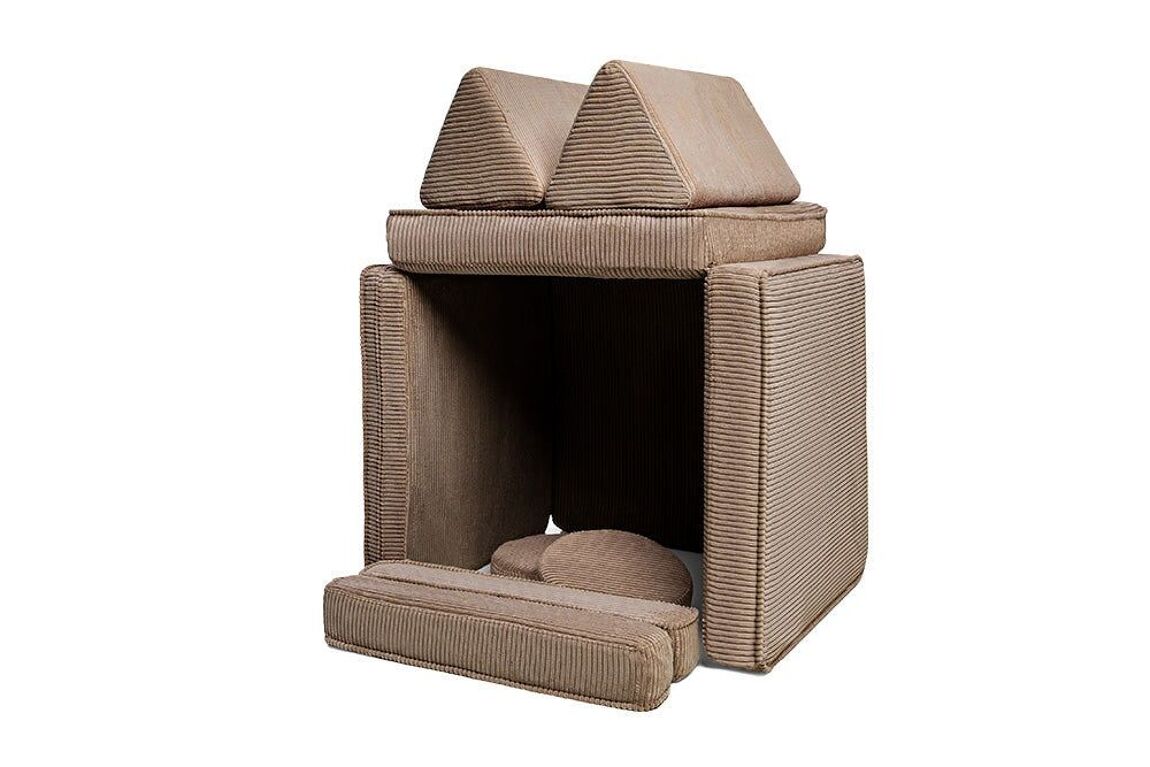 SHAPPY Play Sofa ORIGINAL CORD - chocolate