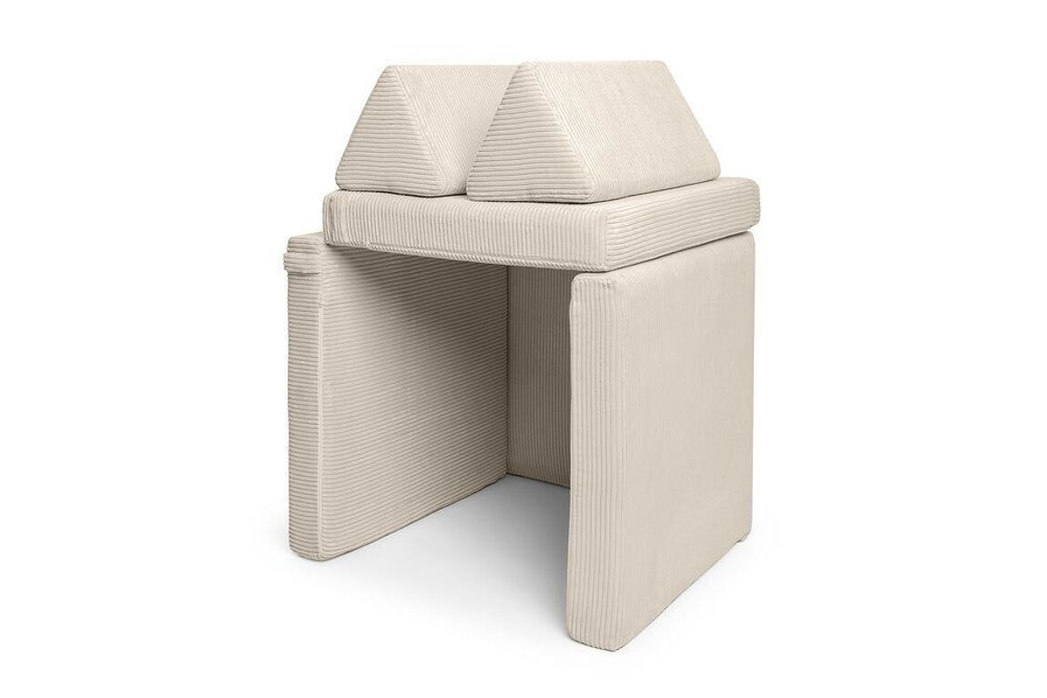 SHAPPY Play Sofa PURE CORD - Mini + Maxy - vanila