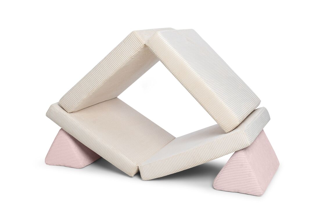 SHAPPY Play Sofa PURE CORD - Mini + Maxy - lollipop