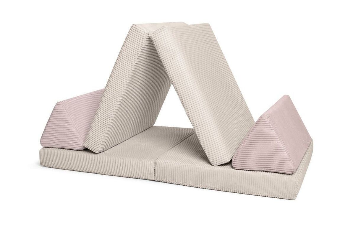 SHAPPY Play Sofa PURE CORD - Mini + Maxy - lollipop